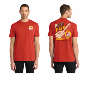 Built To Flip Castle Rock Burgers CRB WOW Spatula T-shirt