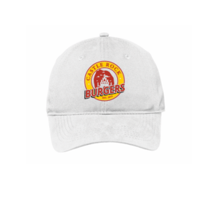 Castle Rock Burgers White Ball Cap
