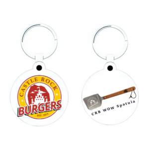 Castle Rock Burgers Built to Flip Key Chain CRB Spatula